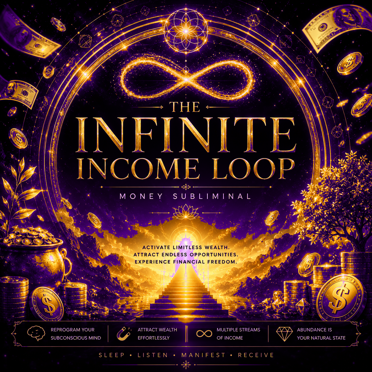Infinite Income Loop Money Attraction Subliminal